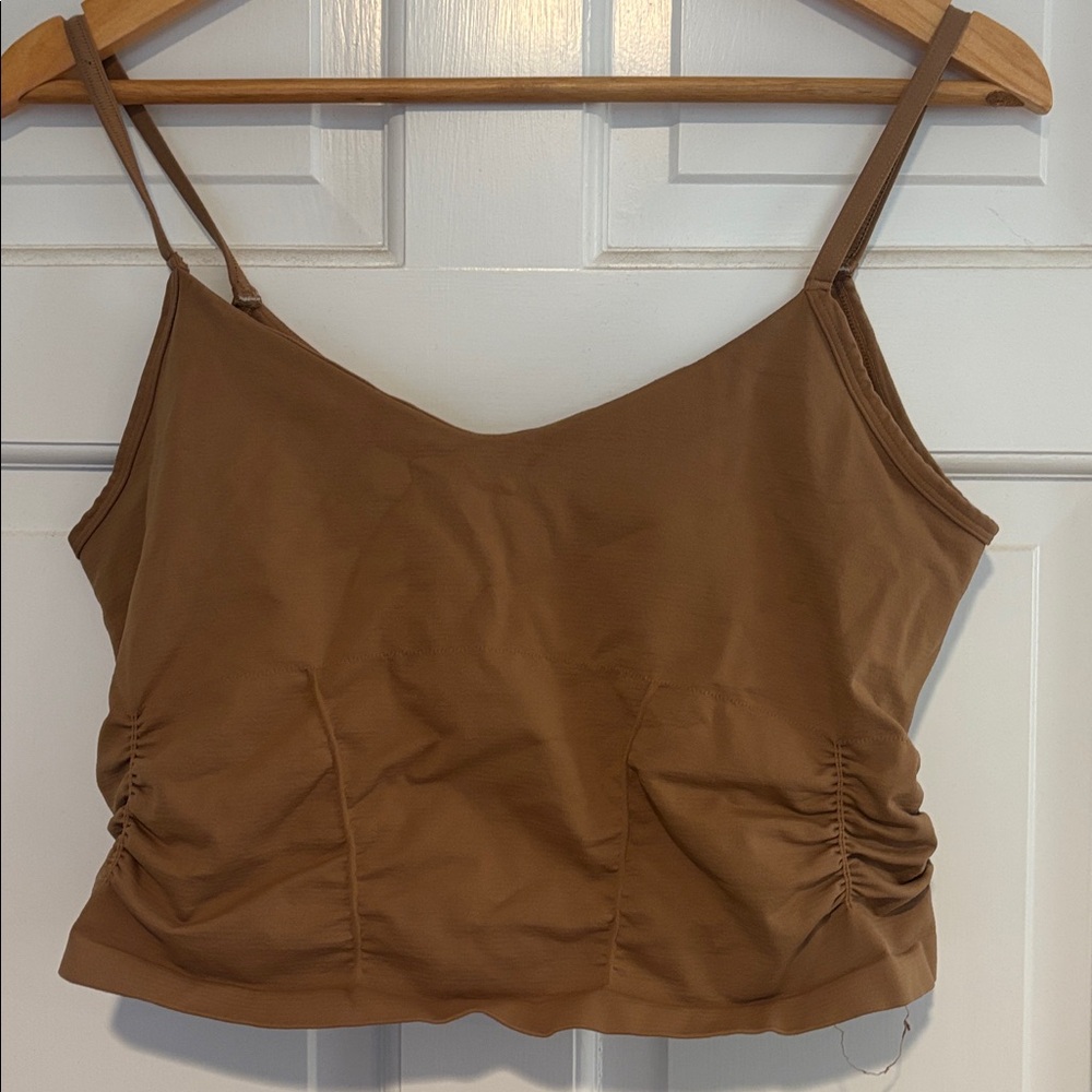 FP Good Karma Ruched Crop Tank